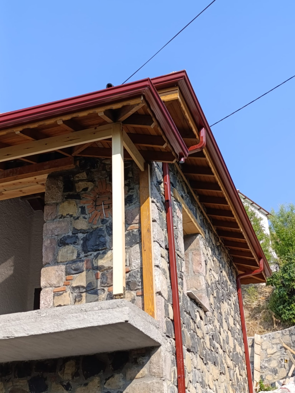 İnşaat ve Hafriyat İşleri - Taş ev detayı